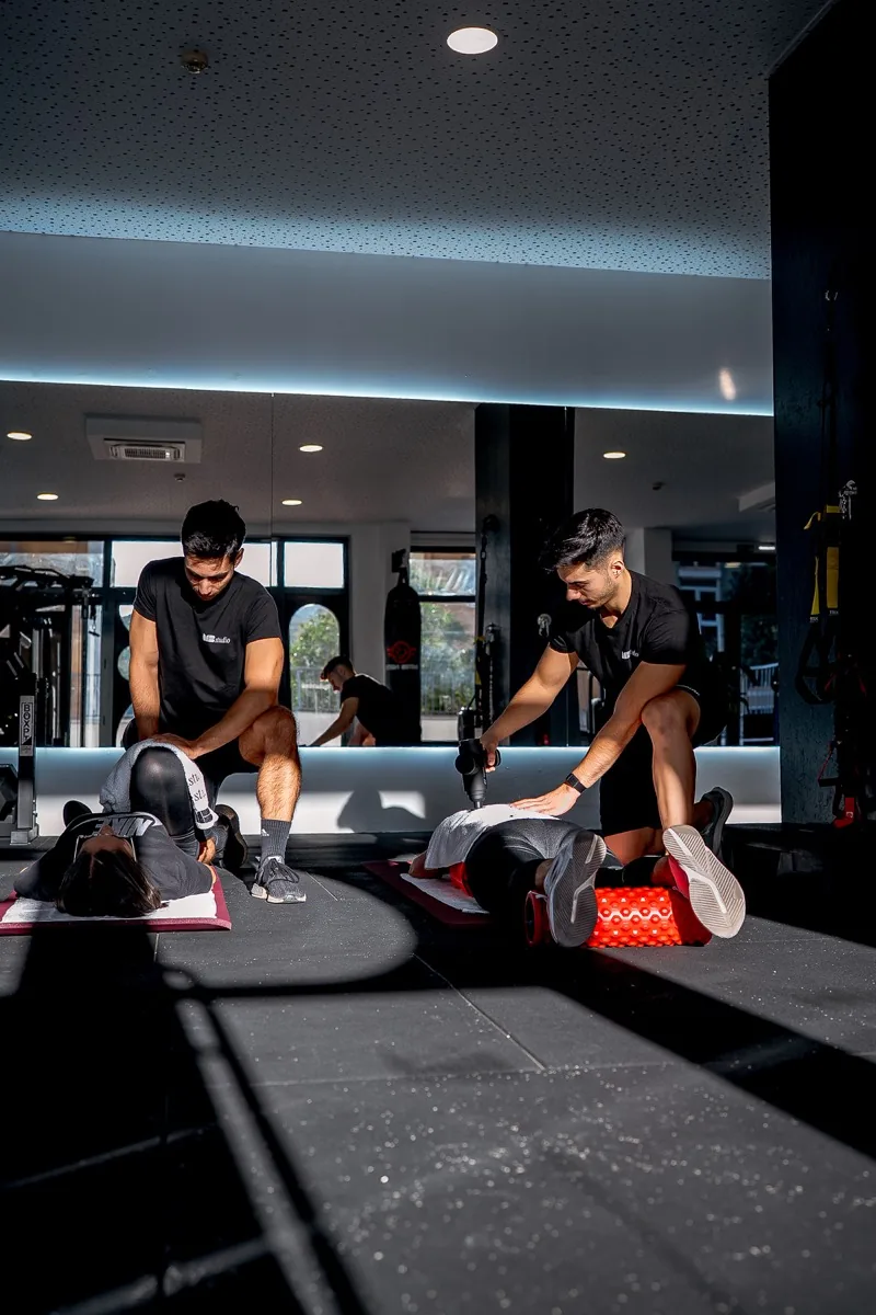 Treino acompanhado no MB Studio